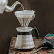 San Agustin Colombia Ground Coffee being made in a V60