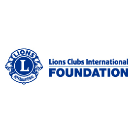 Lions/Club International LOGO ON  WHITE COLLECTOR MARBLE 