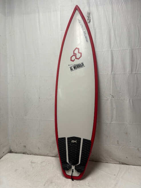Used Al Merrick CHANNEL ISLANDS FLYER Epoxy Surfboard Red 5