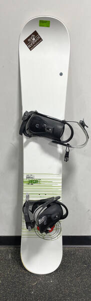Used Burton FEATHER Mens Board/Bindings White 153 cm