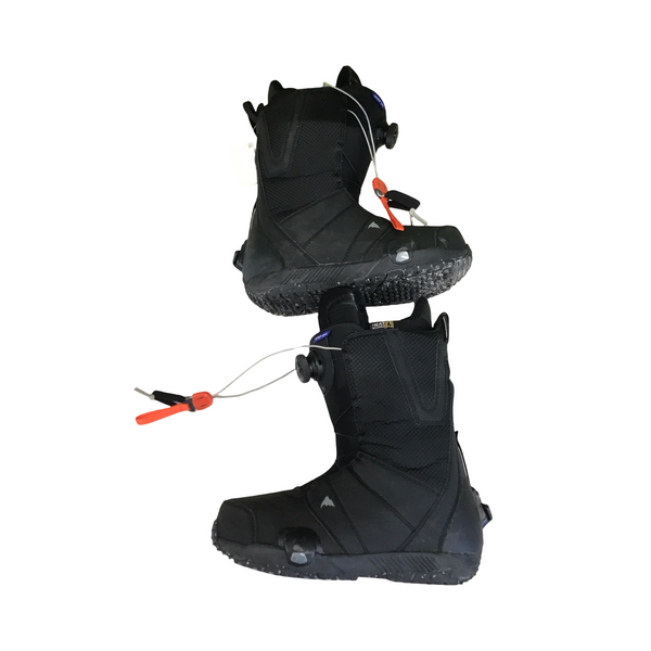 Used Burton DRIVER X Mens Snowboard Boots Black Senior 11.5 display picture 1