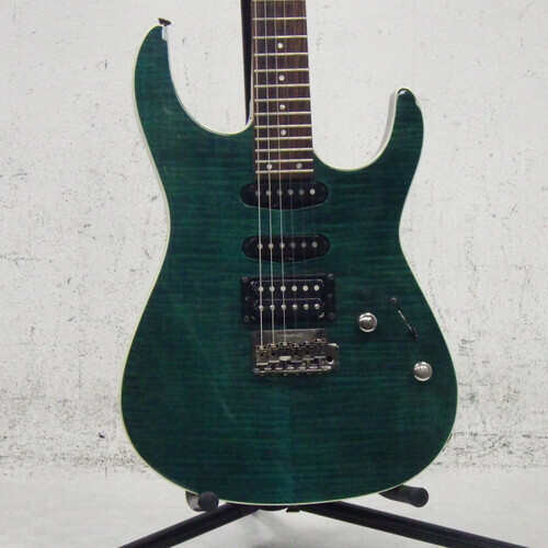 Used Fernandes FR-40 S Type Electric Guitar Green 6-String