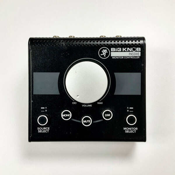 Used Mackie Big Knob Passive Studio Monitor Controller