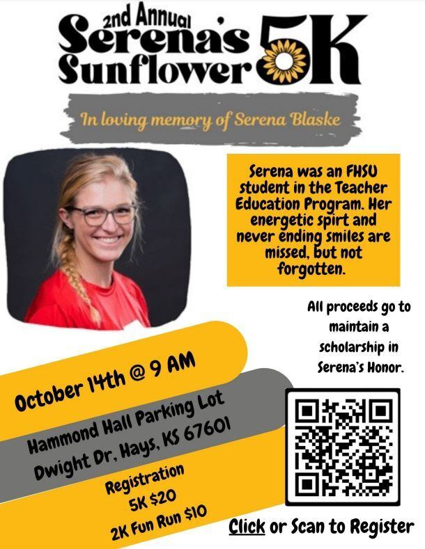 Serena's Sunflower 5K - Fort Hays State University (FHSU)