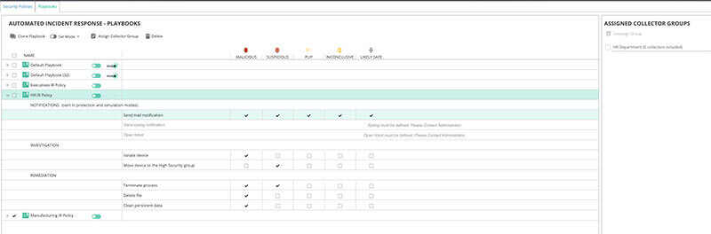 fortiedr playbook for incident response