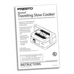 Parts and Accessories For Nomad® 8-Quart Traveling Slow Cooker - Presto®