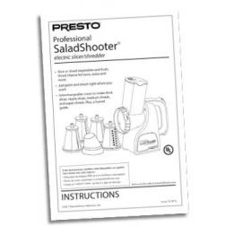 Presto Professional Salad Shooter Slicer Shredder Cone Blades Retainer Lock  Ring Funnel Pusher Replacement Parts 