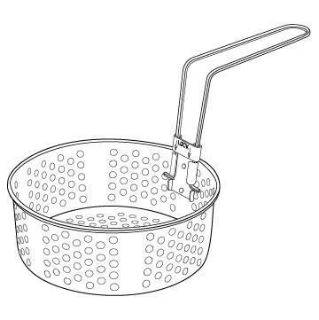 Gourmet Chef JL-5304R Non-Stick Deep Fryer with Frying Basket and Glas –  ATH Import