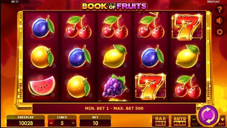 Fruity Book slot by Onlyplay - Gameplay + Free Spins Feature