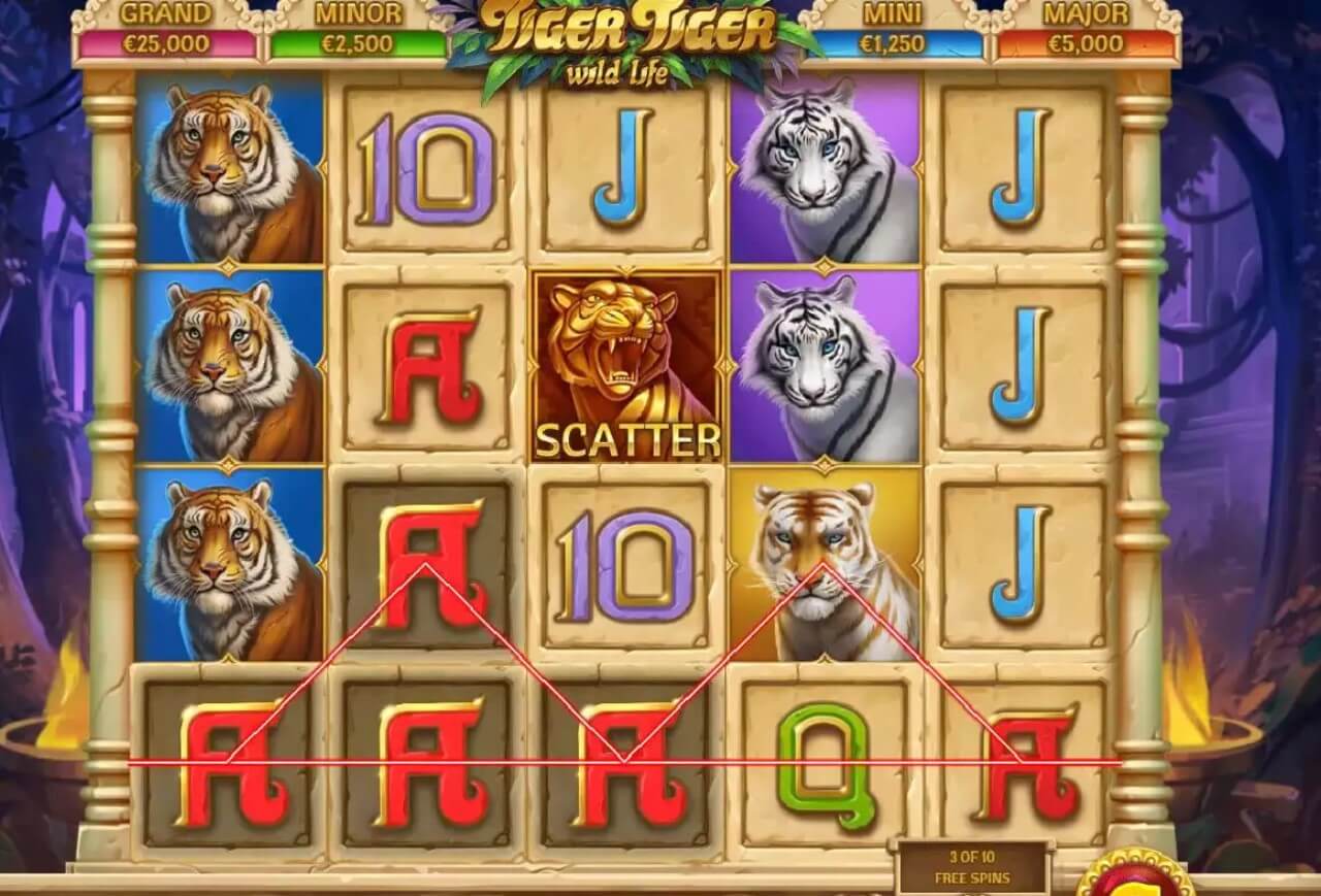 tiger tiger slot free spins feature