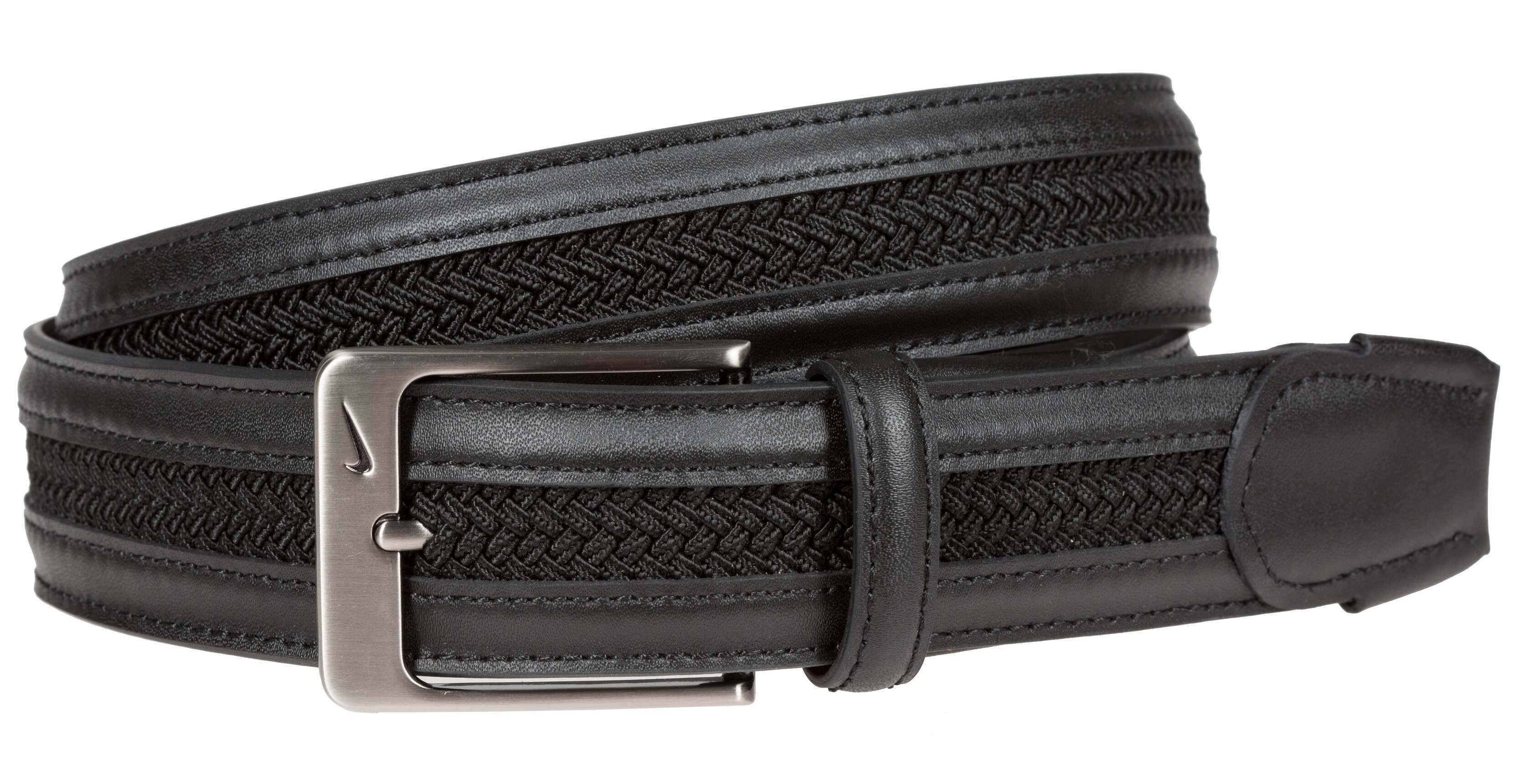 Nike Golf TW Leather Woven G-Flex Belt 