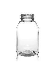 8.4oz (252ml) Clear PET Spice Round Plastic Jar - 53-485 Neck