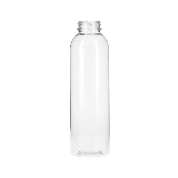 10oz Clear Pet Plastic Round Beverage Bottles (Cap Not Included) - Clear BPA Free 38 mm