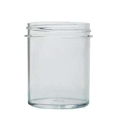 4 oz Plastic Jars with Lids, Low Profile