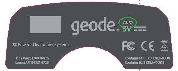 Geode GNS2 label