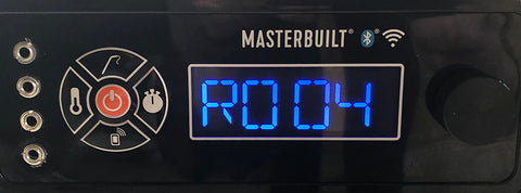 LCD panel displaying revision number "R004"