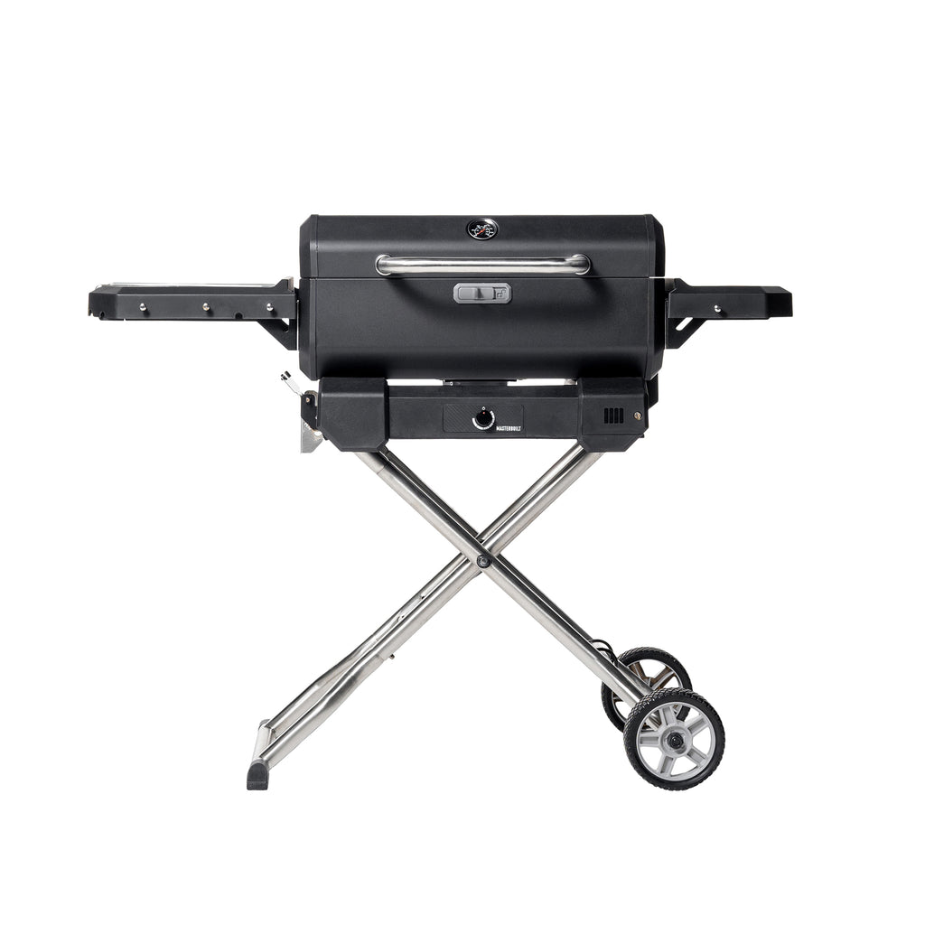 Portable Charcoal Grill and Smoker with Cart