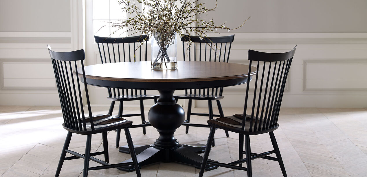 Cooper Round Dining Table, Round Table Windsor Ca