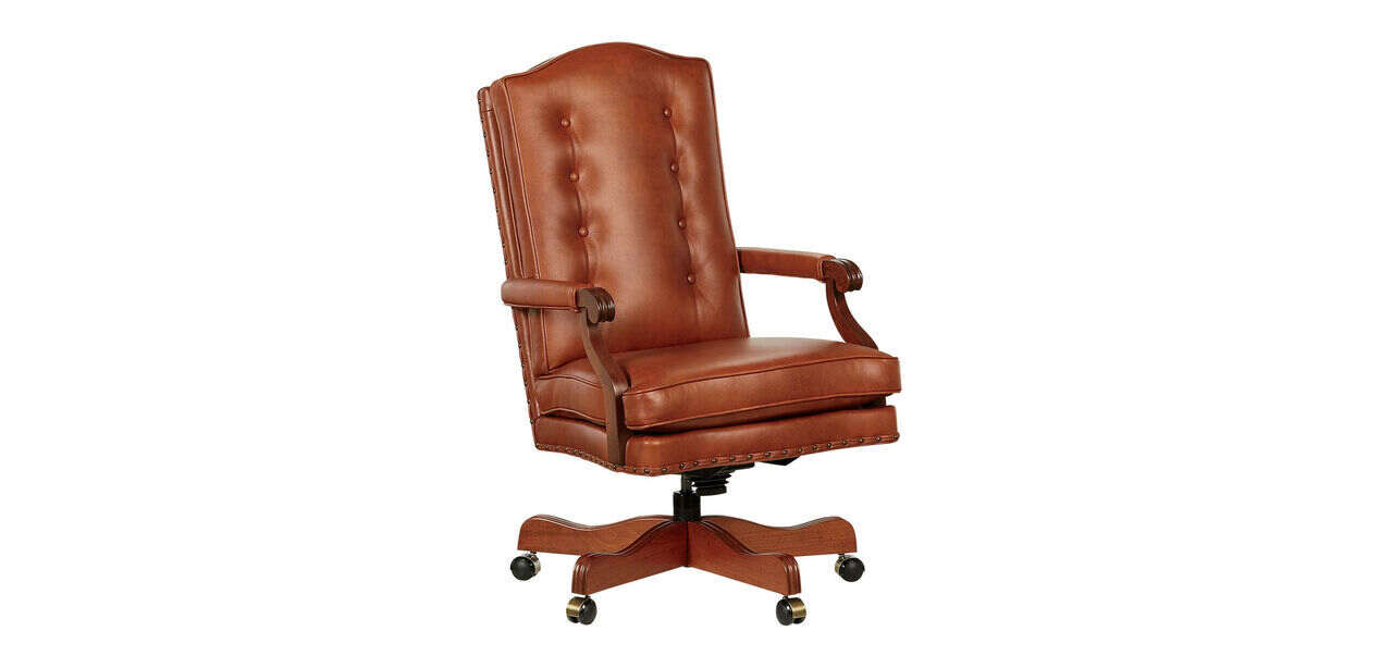 Executive Leather Chair Ethan Allen, Executive Leather Chair