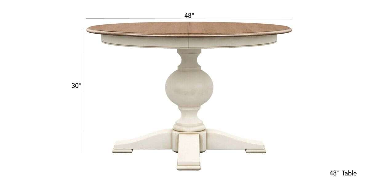 Cooper Round Dining Table, 42 Inch Round Pedestal Dining Table