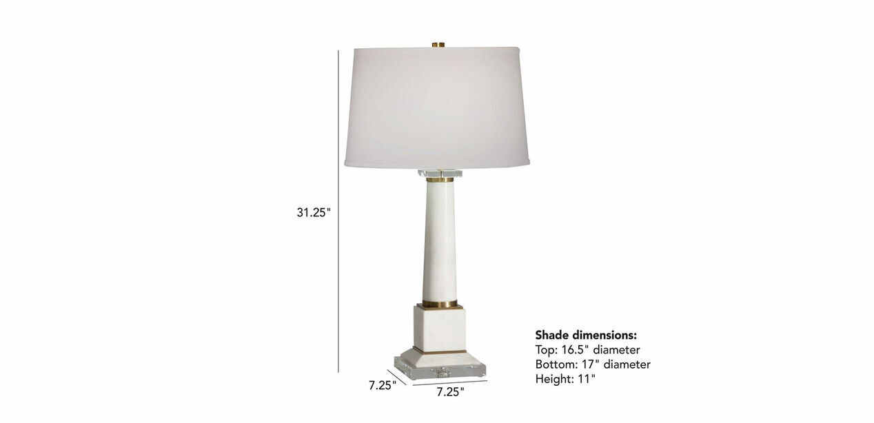 Dasso Marble Base Midcentury Table Lamp, Ethan Allen Table Lamps