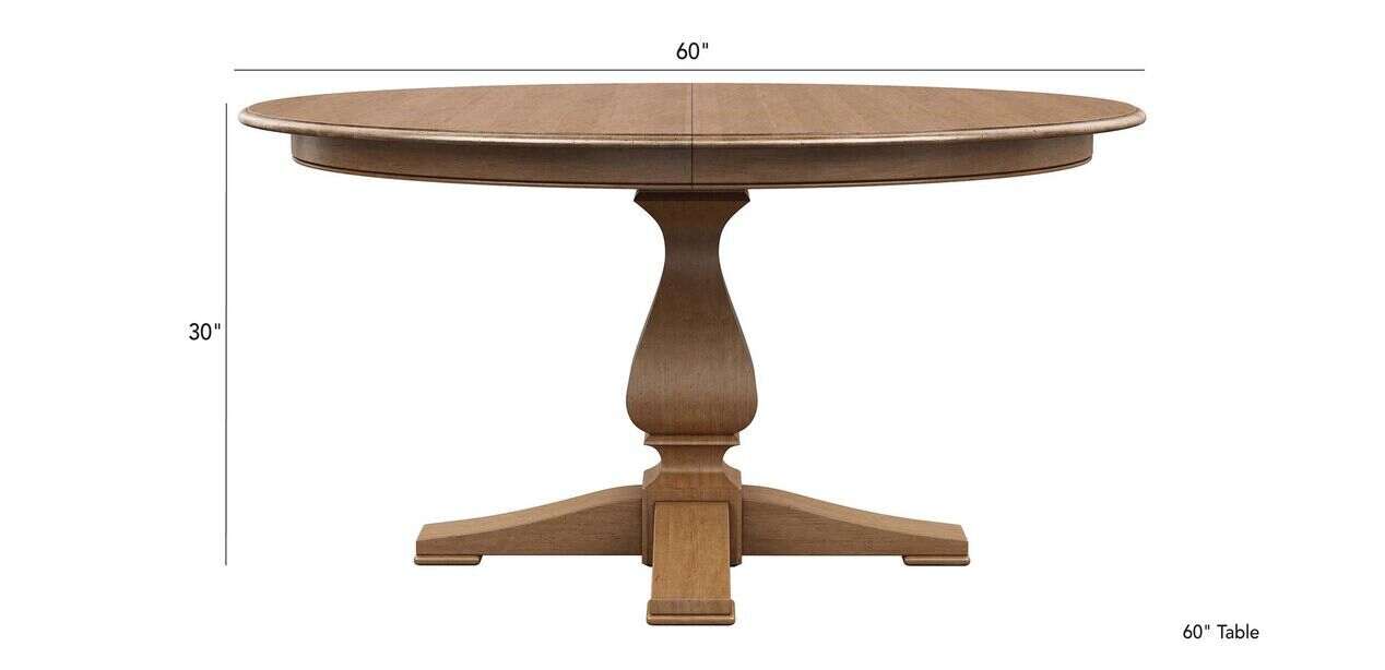 Cameron Round Dining Table, 60 Dining Table Round