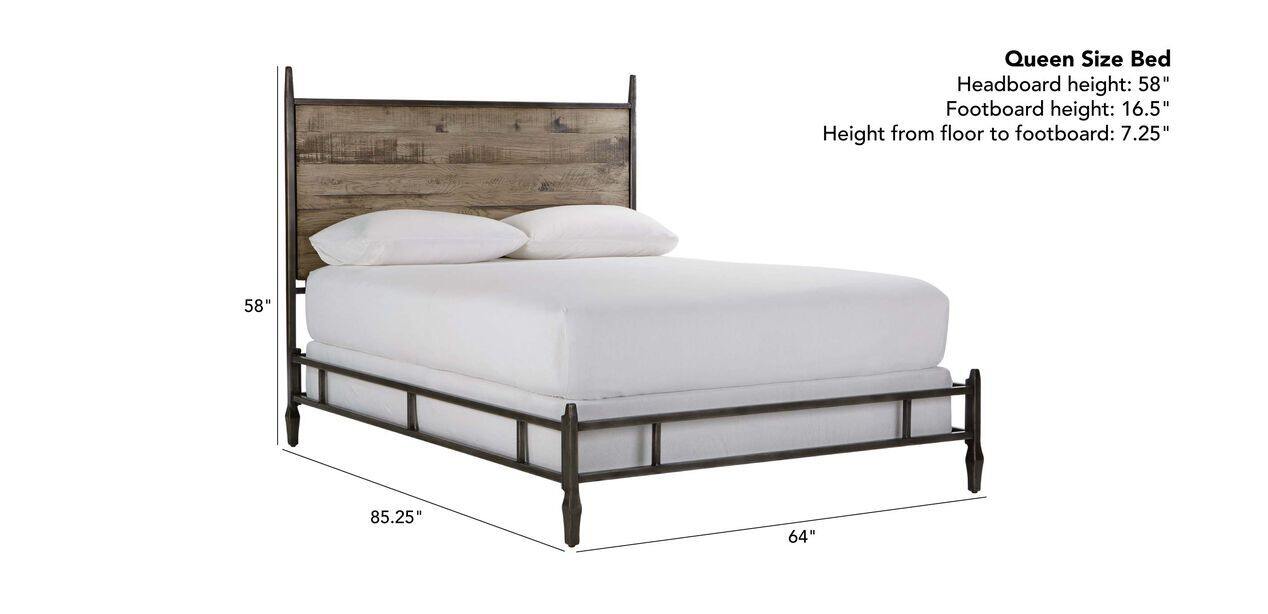 Lincoln Bed Beds Ethan Allen, Queen Bed Height