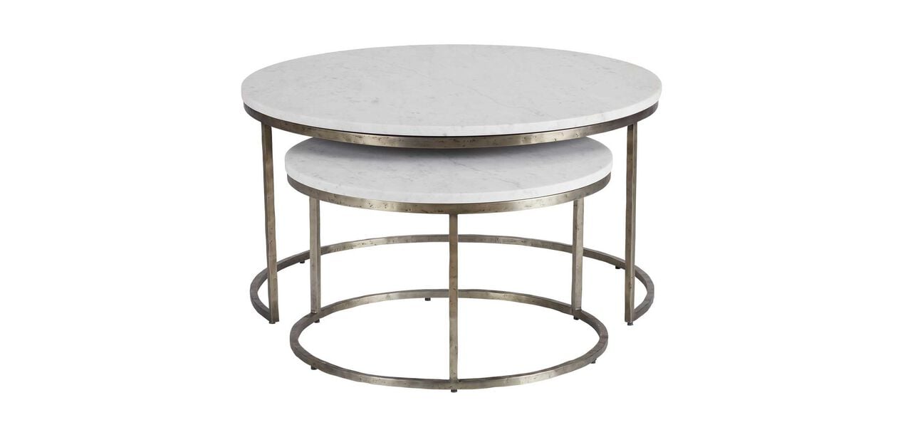 Coffee Table Nesting Ethan Allen, Ethan Allen Round Coffee Table