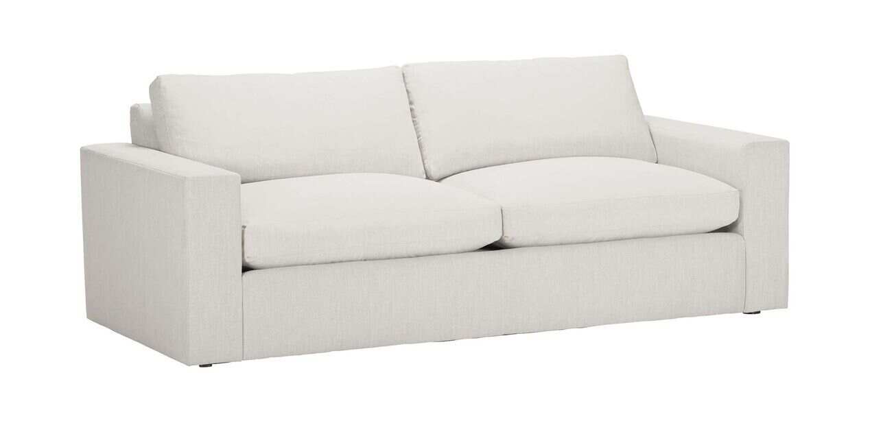 Redding Ridge Upholstered Indoor Outdoor Sofa Ethan Allen - Fully Upholstered Patio Furniture