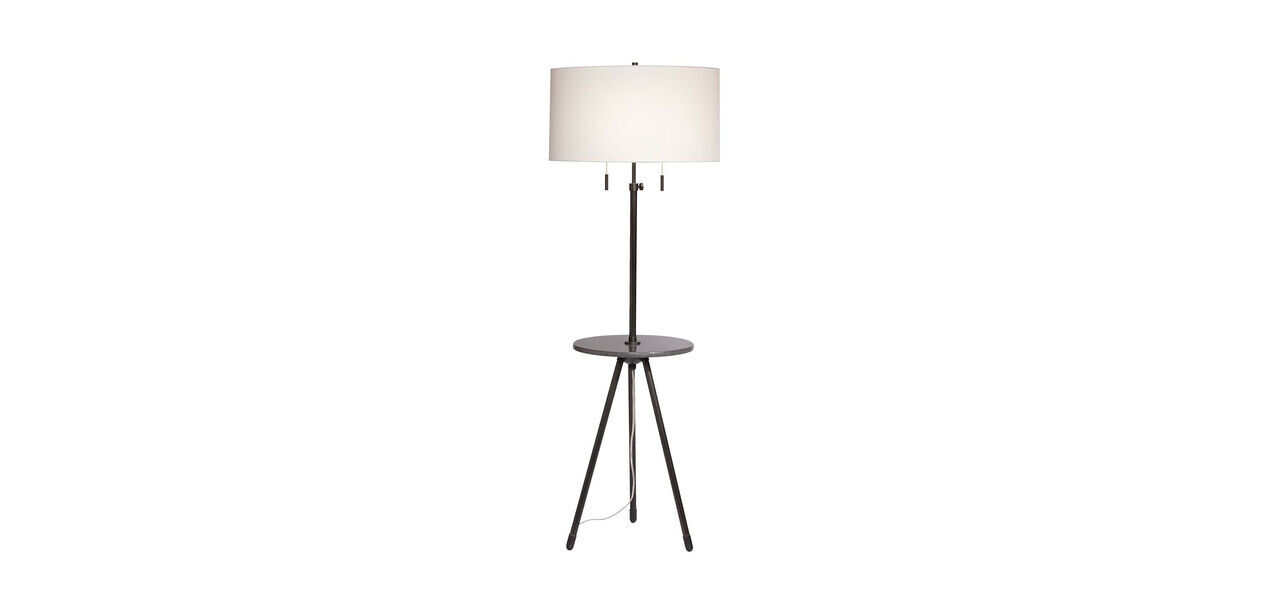 Durran Tray Table Floor Lamp Ethan Allen, Standing Lamp With Table