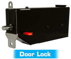 Door lock for the Genie wall mount garage door opener 