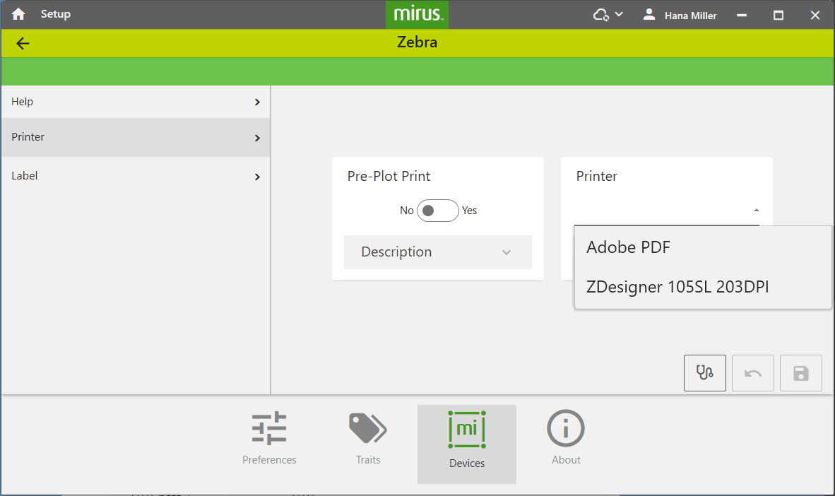 haru様確認ページ① Zebra Label Printer Plugin Set Up