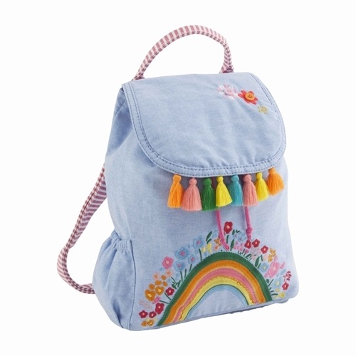 Drawstring Backpack Rainbow Rucksack