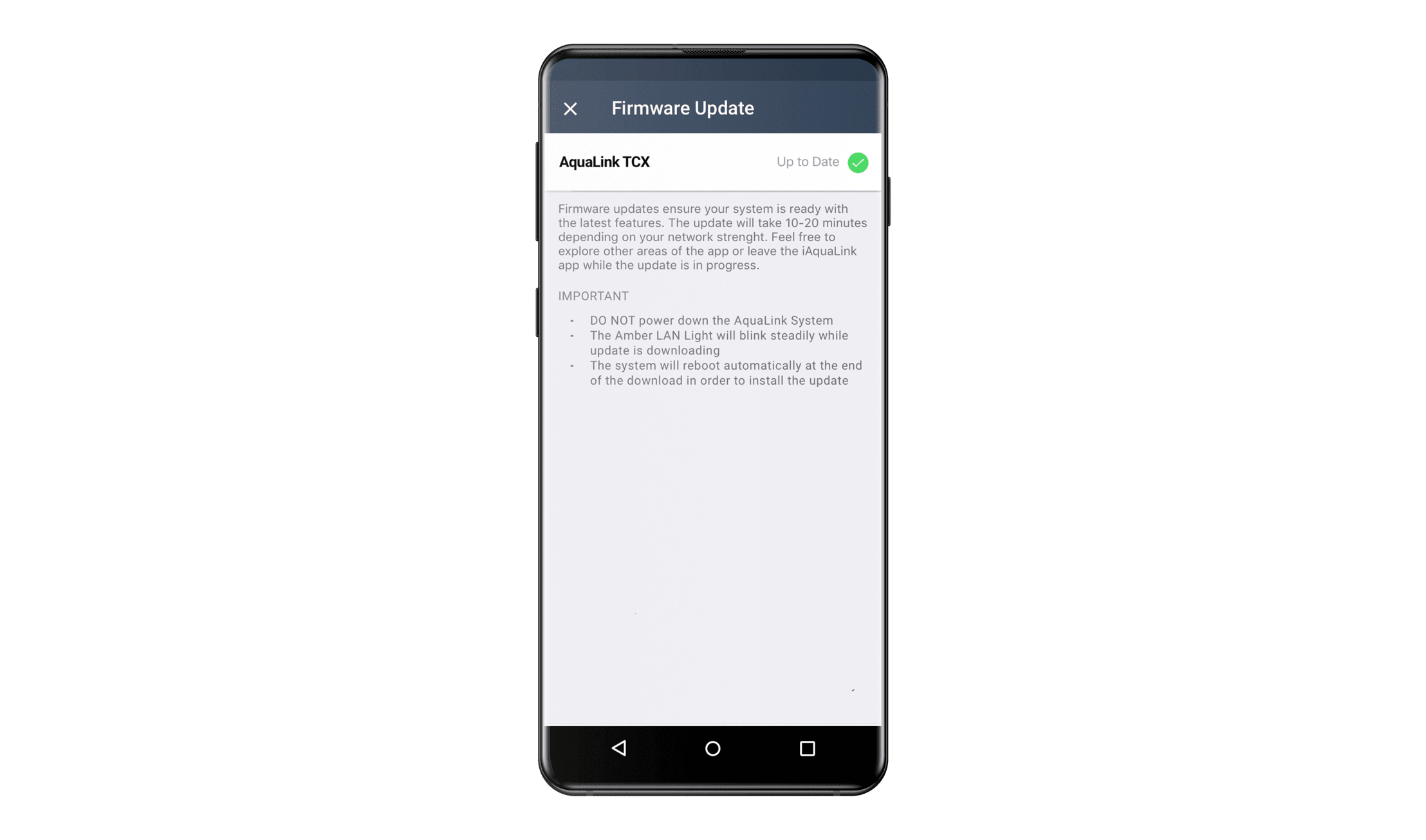 iAquaLink App Recieving Automatic Performance Updates