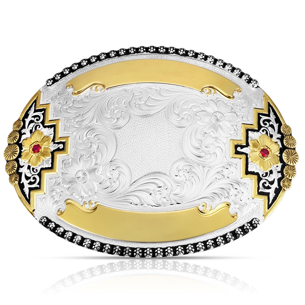 ▽MONTANA SILVERSMITHS BUCKLE Richland Trophy Buckle (4