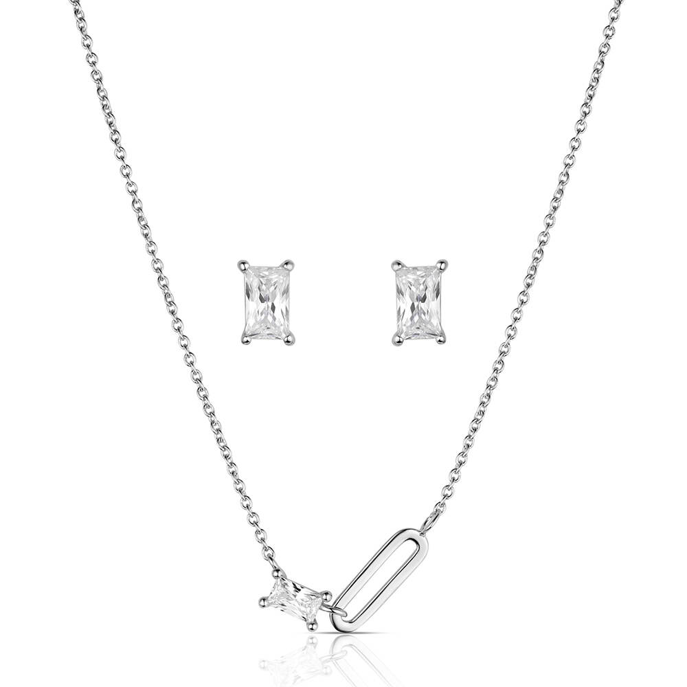 Modern Muse Crystal Jewelry Set | Montana Silversmiths