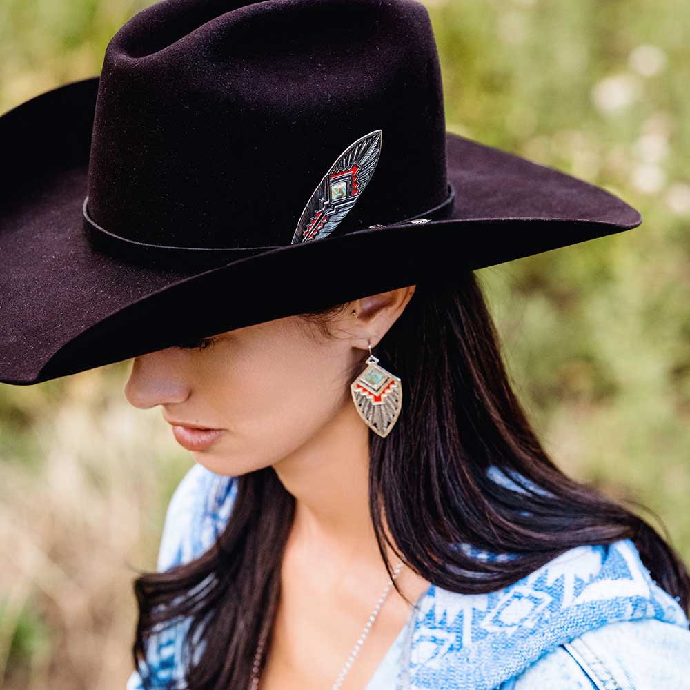 Southwest Aura American Made Hat Feather | Montana Silversmiths