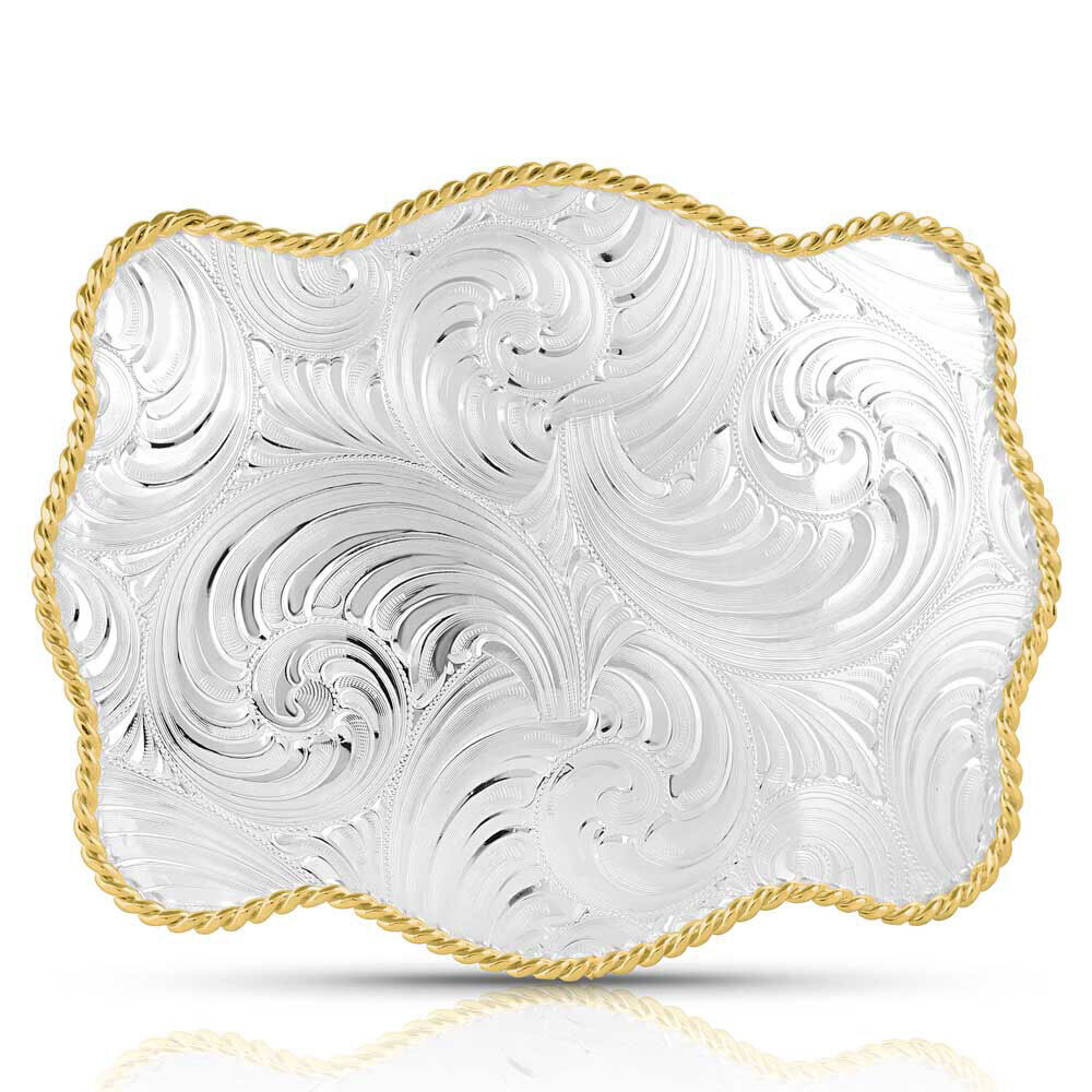 Plaque Lettre O Argentée Montana Silversmiths - 3/4 De Pouce, Bordure Argentée Avec Vis, Occasion