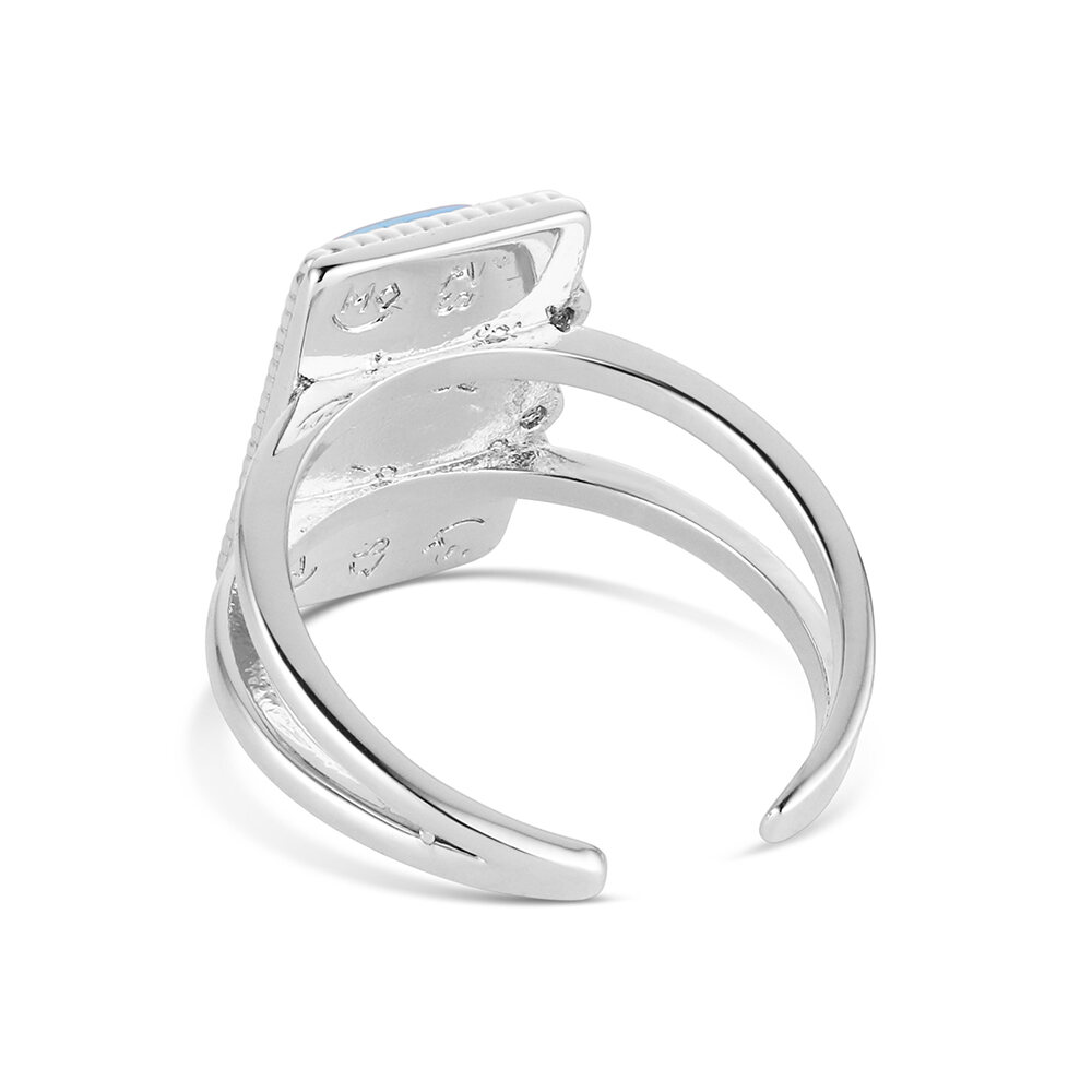 Summer Rain Turquoise Ring | Montana Silversmiths