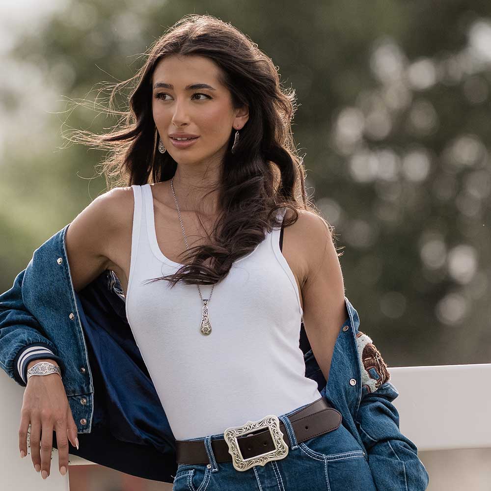 Desert Marigold Floral Necklace | Montana Silversmiths