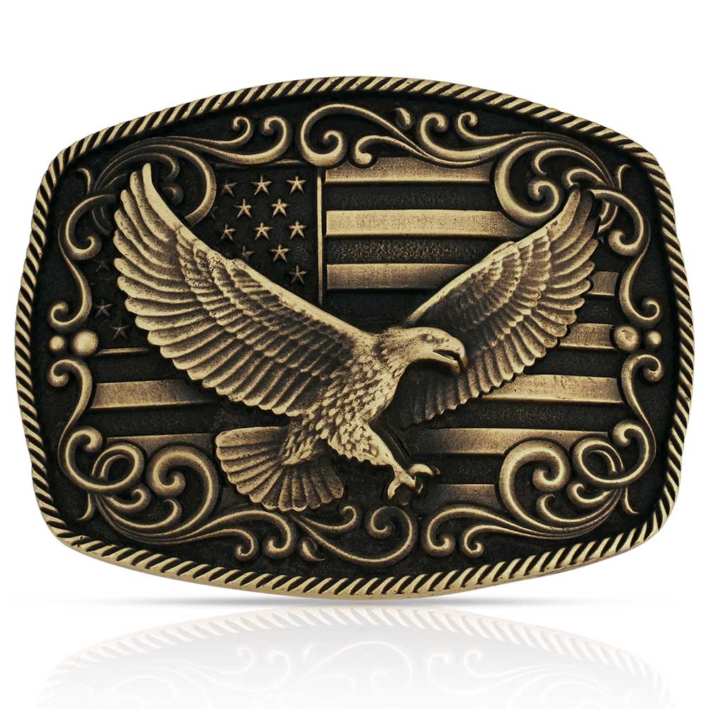 Texas Jackalope Buckle | Montana Silversmiths