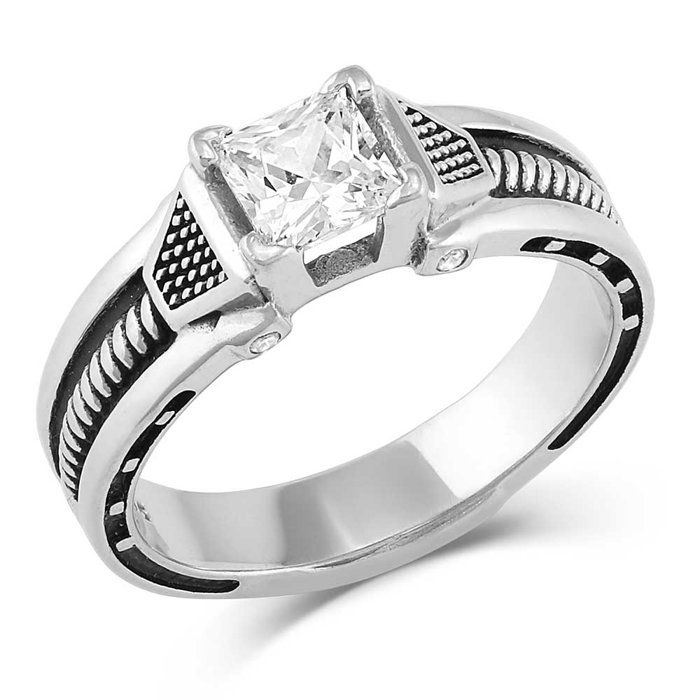 Silver Cowgirl Ring |Women Western Ring Houseshoe Horseshoe Nail Ring Sterling Silver Nails Ring Penetrate Ring Prairie Diamond Ring