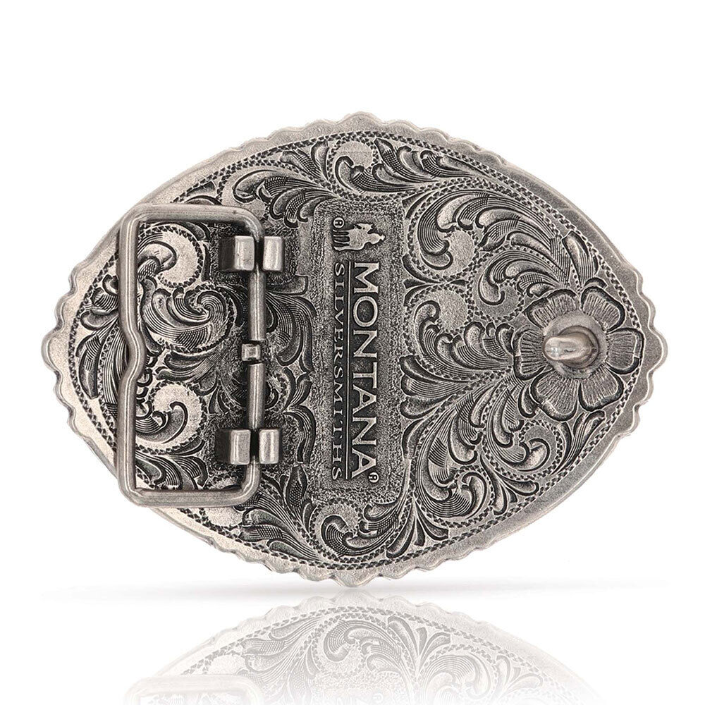 Pain Is Temporary Bull Riding Attitude Buckle | Montana Silversmiths