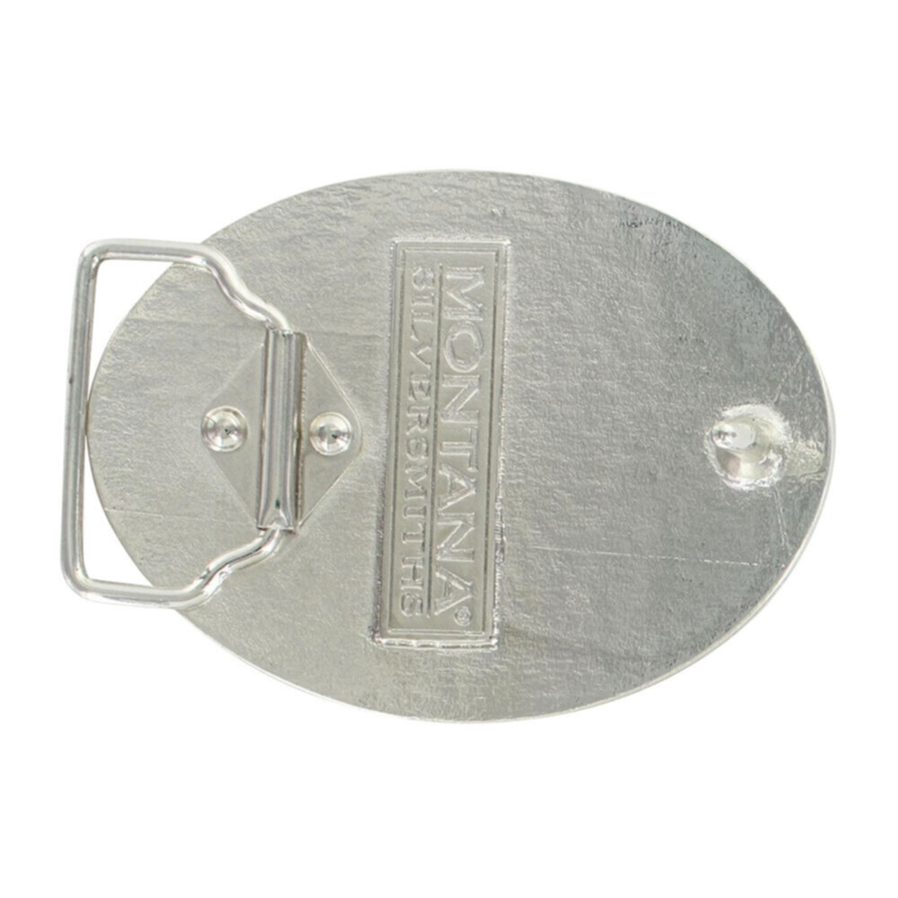 Grand Mexican Flag Attitude Buckle | Montana Silversmiths display picture 3