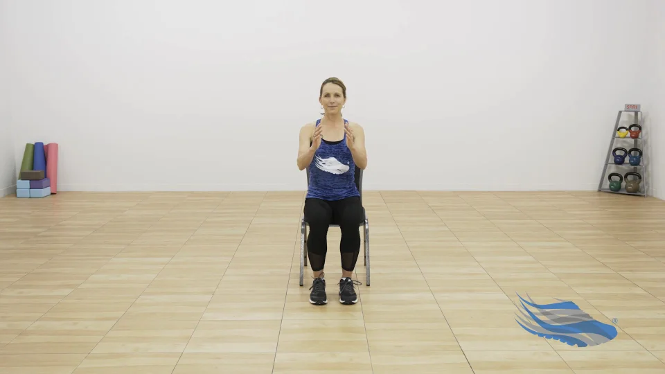 SilverSneakers Chair Exercises for Seniors Seated Upper Body Flexibility