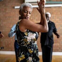 An exercise class for older adults