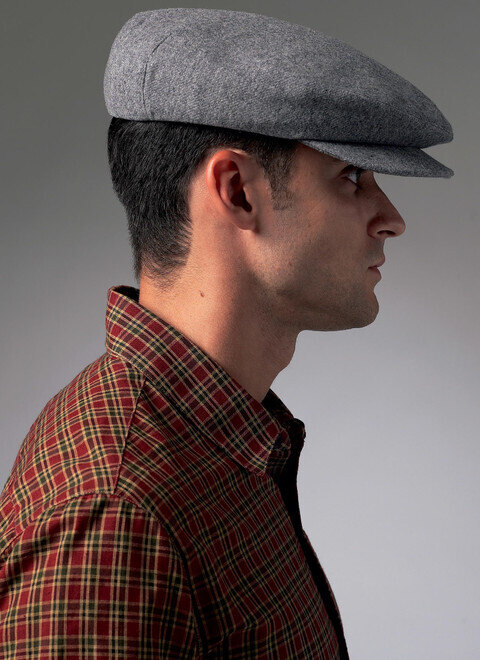 V8869 Vogue 8869 Sewing Pattern 5 Hats Men's in 3 Styles Sizes S-M-L-XL Chapeaux 
