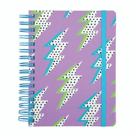 Measures 9.25 x 11 C.R College Ruled Gibson 5-Subject Spiral Notebook Miami Hurricanes Liscensed By NCAA 