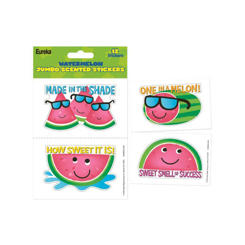 New Scratch & Sniff Stickers Eureka Excellent Scent!! Watermelon 