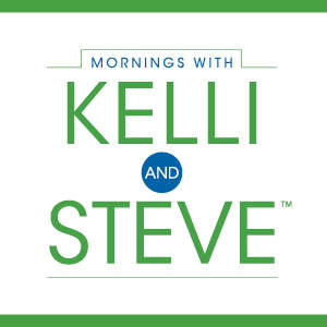 Mornings with Kelli and Steve logo